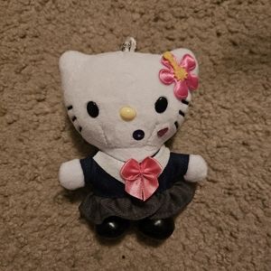 Hello kitty plush keychain school girl y2k sanrio plush